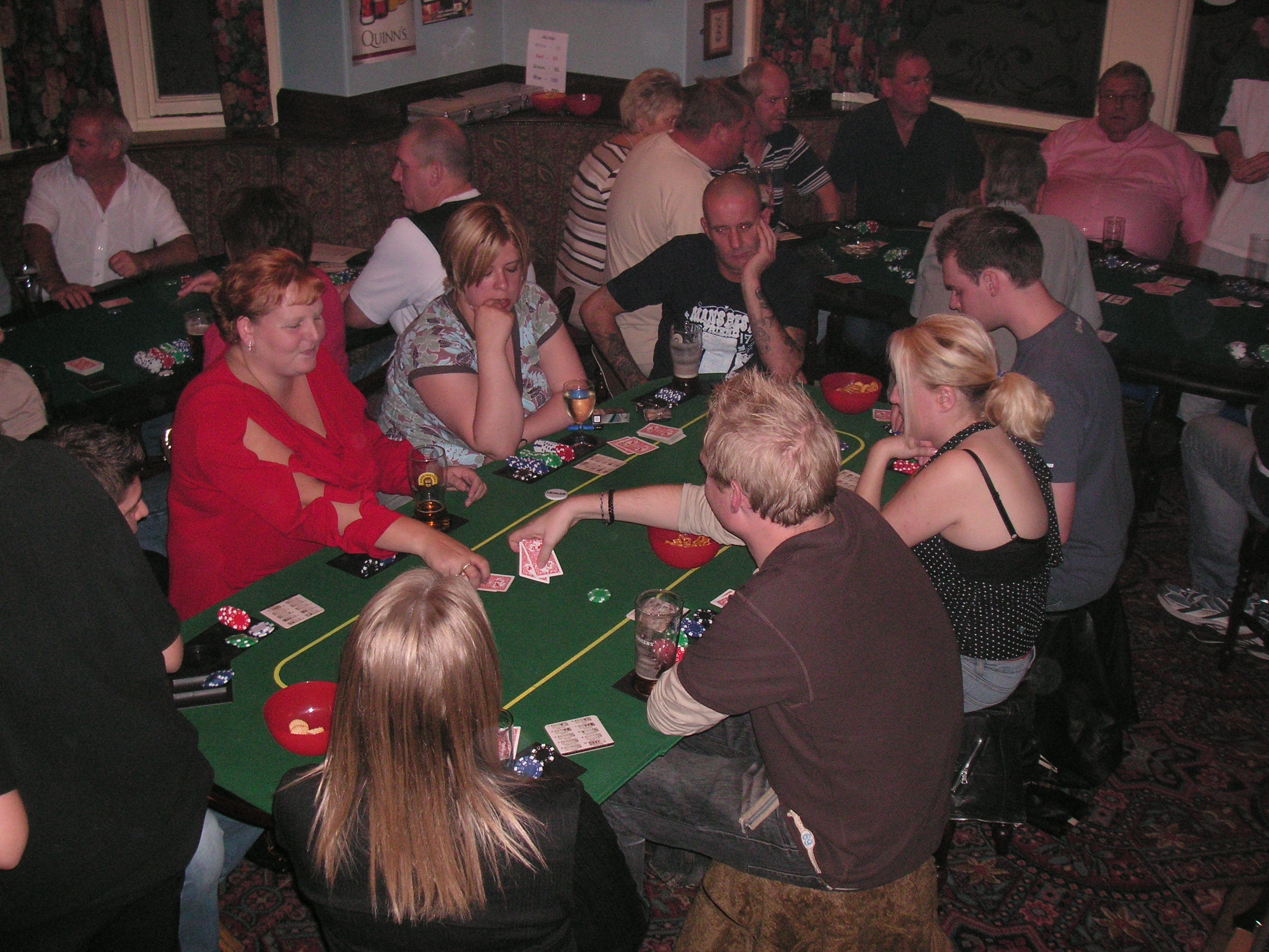 Poker In The Pub - Fun Casino Hire - R Leisure Hire Ltd - Areas we cover for Fun Casino Hire include Lancashire, Cumbria, Cheshire, Merseyside, Manchester, Yorkshire, Lancaster, Leeds, Kendal, Windemere, Barrow-in-furness, Carslile, Preston, Blackpool, Wigan, Bolton, Blackburn and all surrounding areas. Call us for more info.